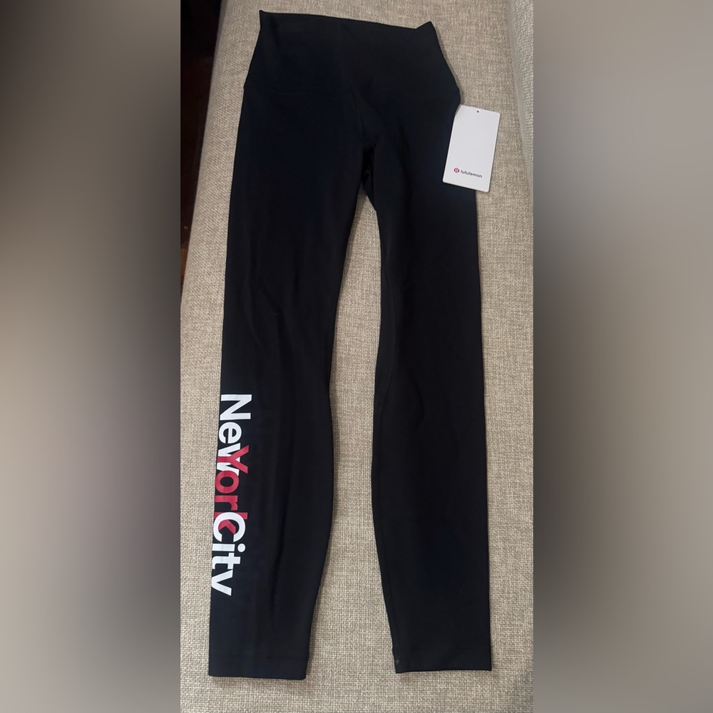(NWT) Lululemon Align TM HR Pant 25” with New York Print (Limited Edition)